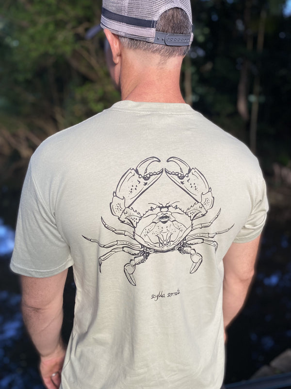 Mud Crab T-shirt - Pistachio Green