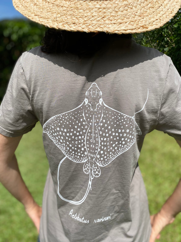 Eagle Ray Ladies Cotton T-shirt - Dust