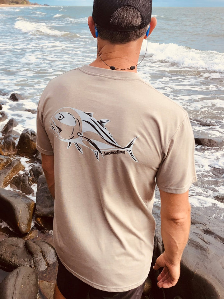 Giant Trevally t-shirt. Printed in Australia. High quality cotton.