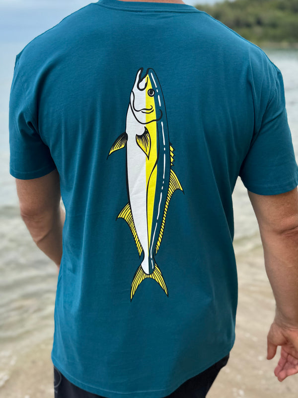NEW Kingfish Cotton T-shirt - Marine