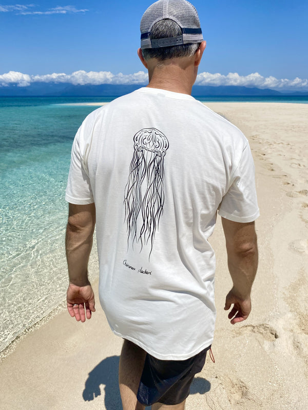 Box Jellyfish Cotton T-shirt - Natural