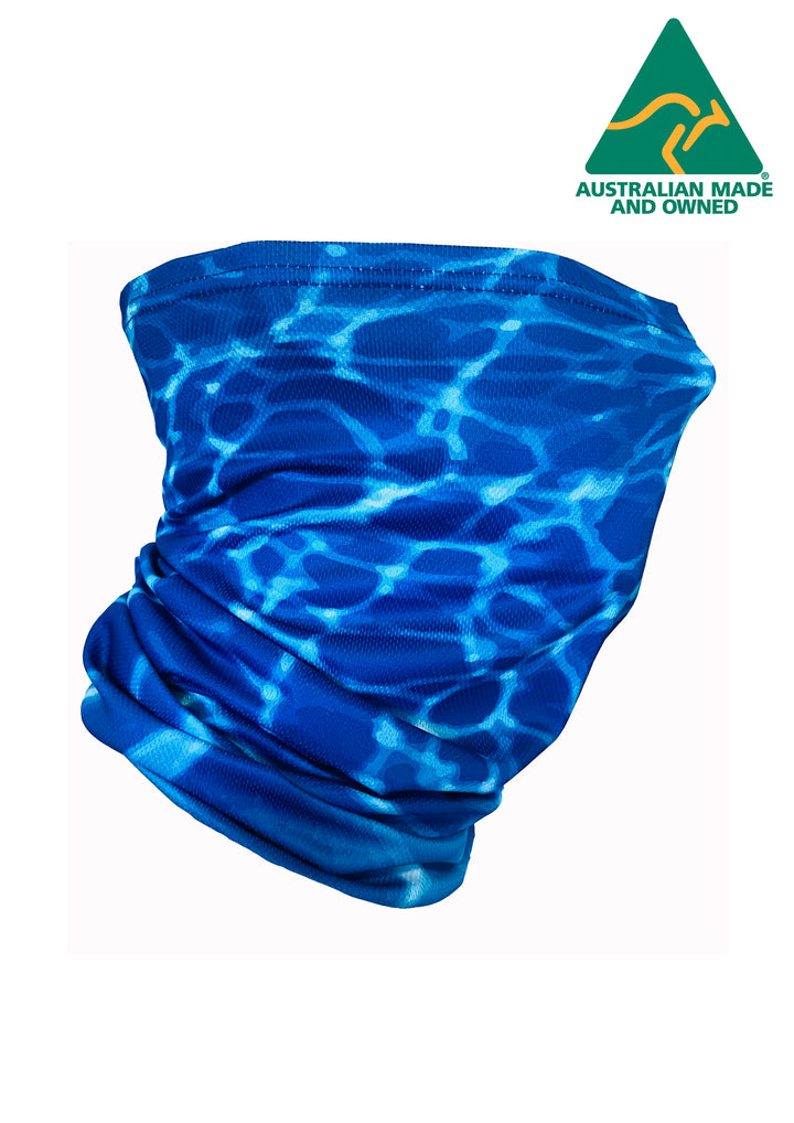 Ocean pattern neck scarf